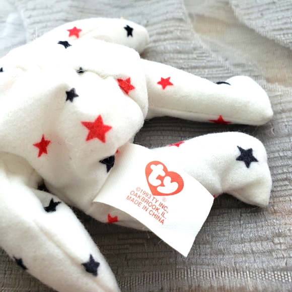 1993 McDonald's Teenie Beanie Baby Ty "Glory The Bear" - Picture 5 of 7